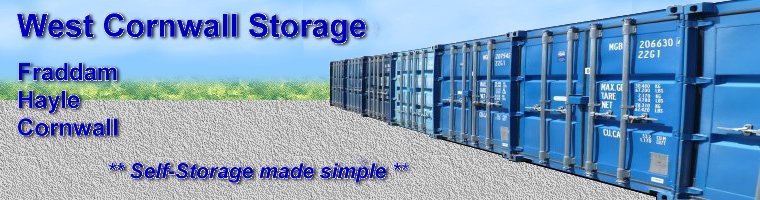 West Cornwall Storage - Page Header